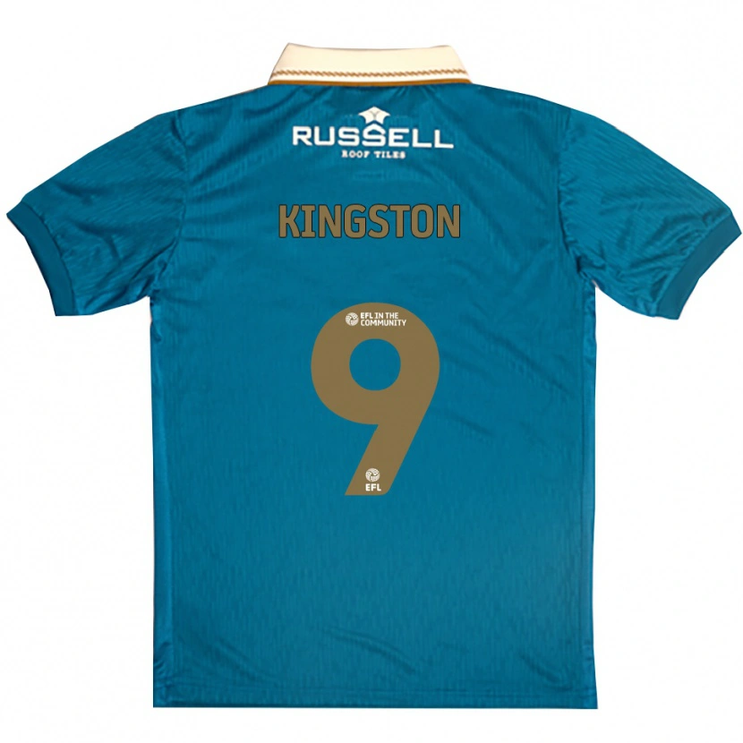 Danxen Hombre Camiseta Steph Kingston #9 Celeste Blanco 2ª Equipación 2025/26 La Camisa México