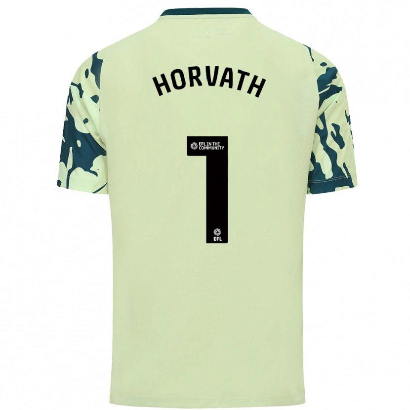 Danxen Hombre Camiseta Ethan Horvath #1 Verde Oscuro 2ª Equipación 2025/26 La Camisa México