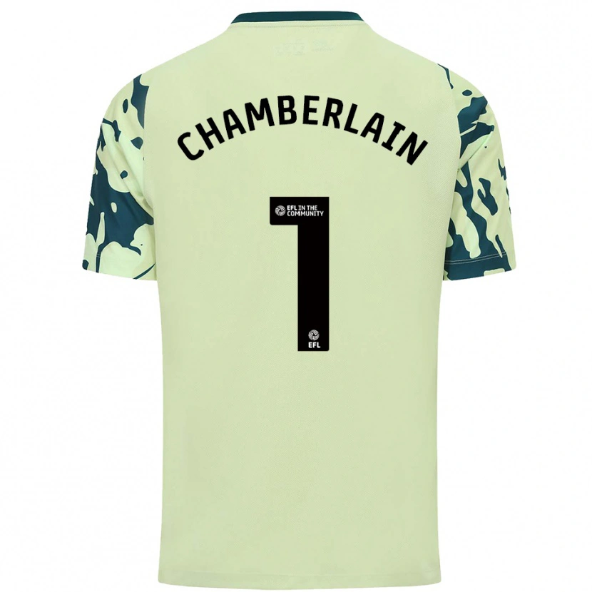 Danxen Hombre Camiseta Ceryn Chamberlain #1 Verde Oscuro 2ª Equipación 2025/26 La Camisa México