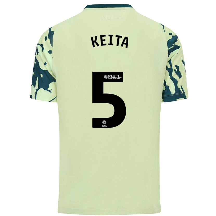 Danxen Hombre Camiseta Gabriel Keita #5 Verde Oscuro 2ª Equipación 2025/26 La Camisa México