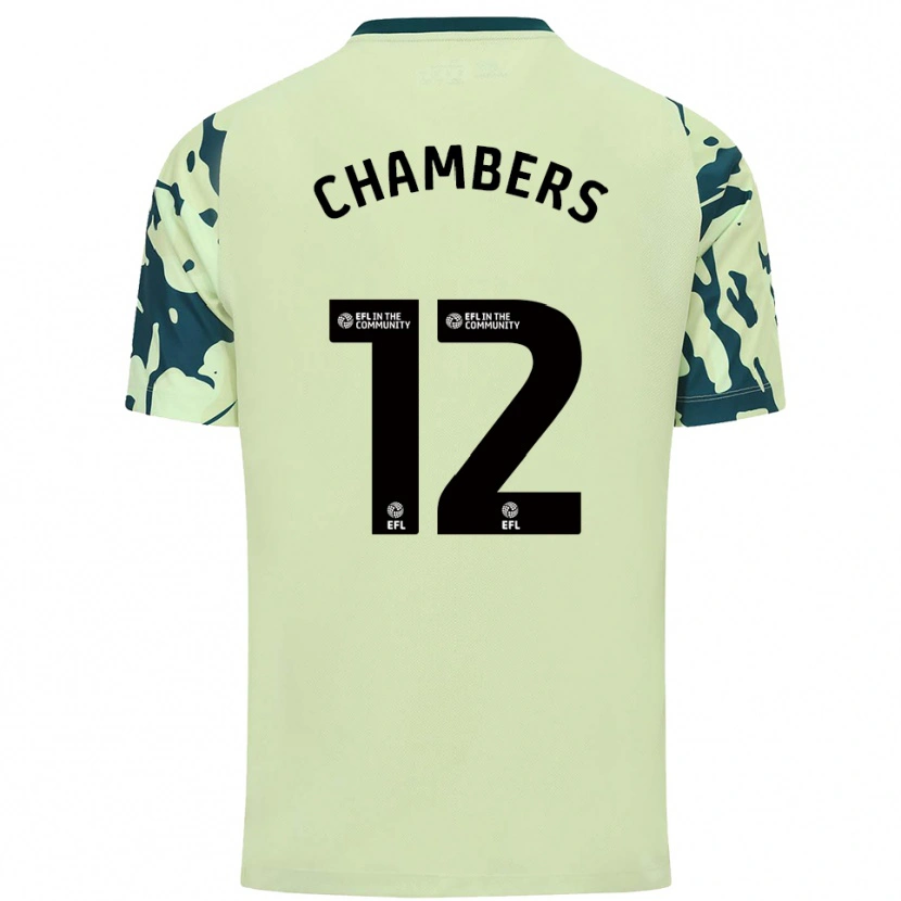 Danxen Hombre Camiseta Calum Chambers #12 Verde Oscuro 2ª Equipación 2025/26 La Camisa México