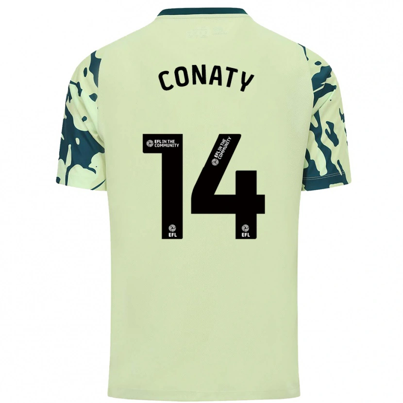 Danxen Hombre Camiseta Keano Conaty #14 Verde Oscuro 2ª Equipación 2025/26 La Camisa México