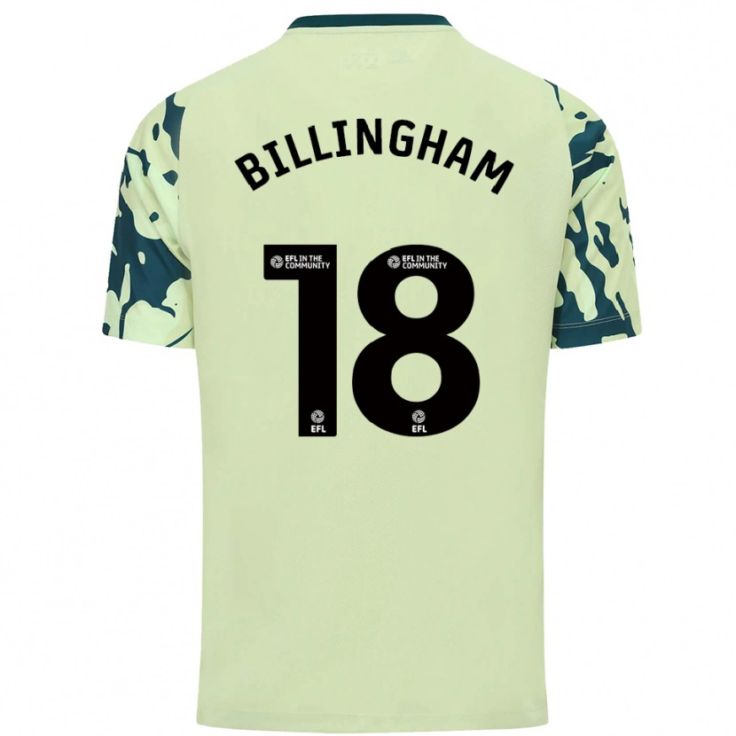 Danxen Hombre Camiseta Lily Billingham #18 Verde Oscuro 2ª Equipación 2025/26 La Camisa México