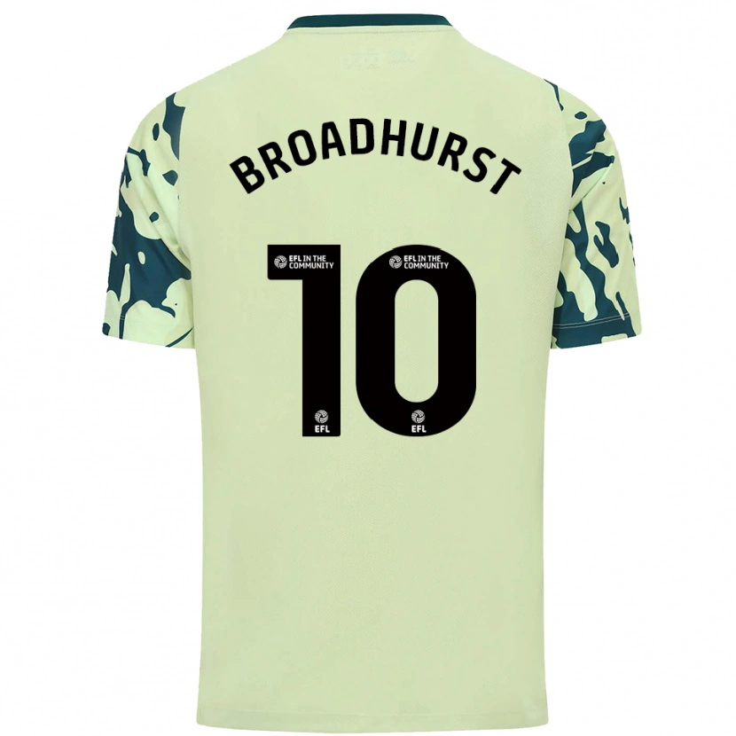 Danxen Hombre Camiseta Danielle Broadhurst #10 Verde Oscuro 2ª Equipación 2025/26 La Camisa México