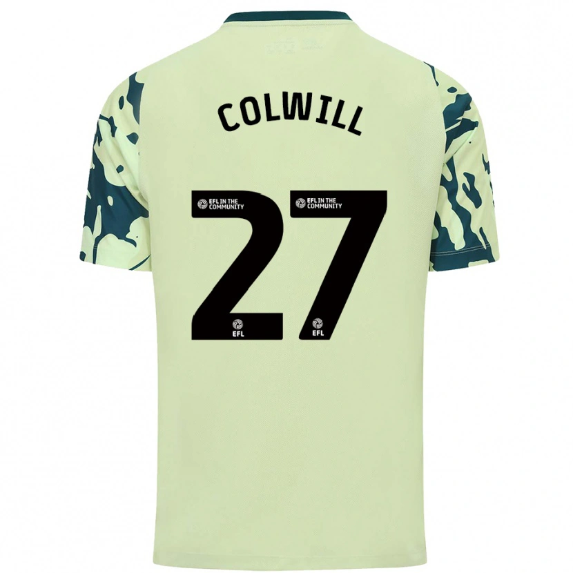 Danxen Hombre Camiseta Joel Colwill #27 Verde Oscuro 2ª Equipación 2025/26 La Camisa México