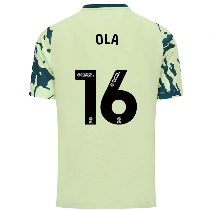 Danxen Hombre Camiseta Daniel Ola #16 Verde Oscuro 2ª Equipación 2025/26 La Camisa México