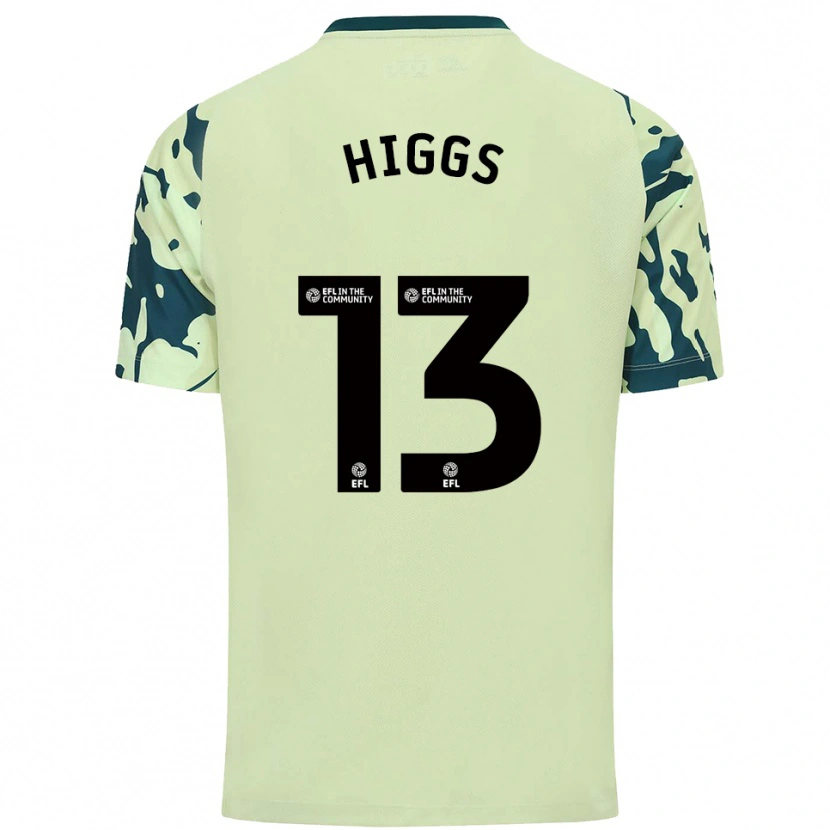 Danxen Hombre Camiseta Daniel Higgs #13 Verde Oscuro 2ª Equipación 2025/26 La Camisa México