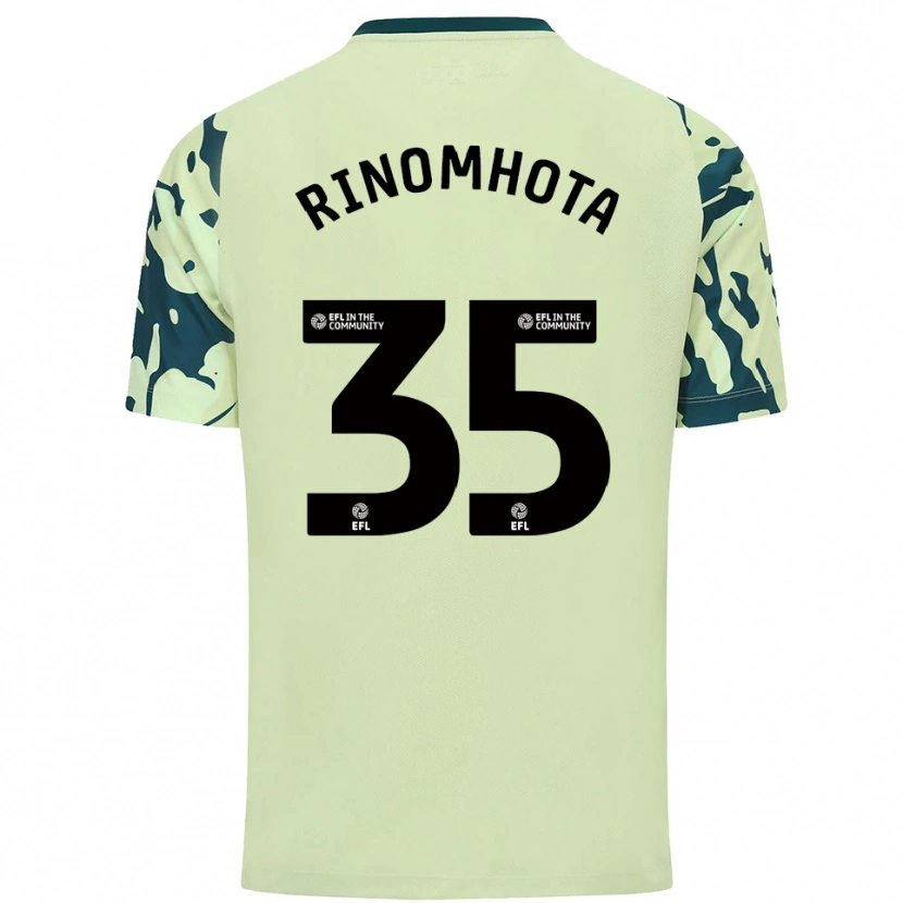 Danxen Hombre Camiseta Andy Rinomhota #35 Verde Oscuro 2ª Equipación 2025/26 La Camisa México