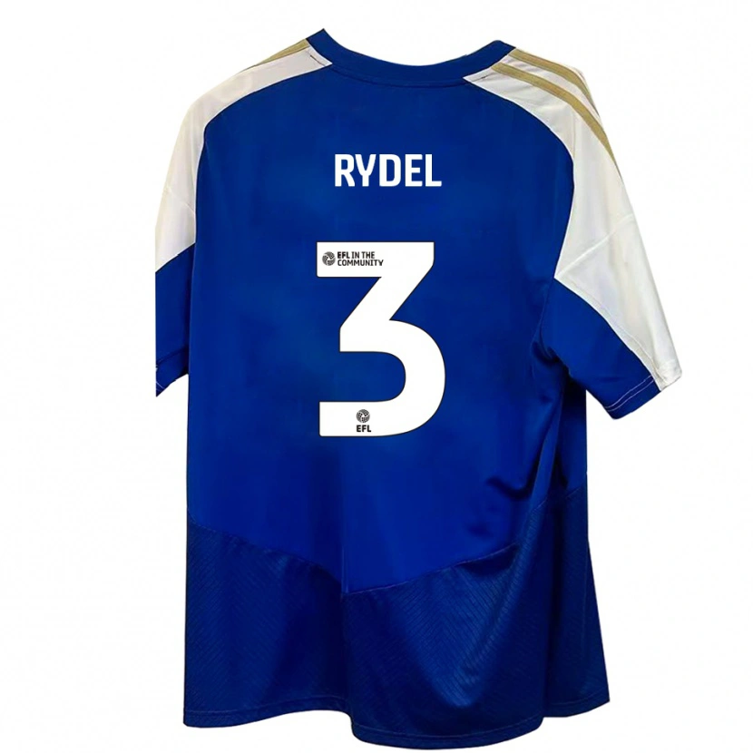Danxen Hombre Camiseta Ryan Rydel #3 Azul Blanco Dorado 2ª Equipación 2025/26 La Camisa México