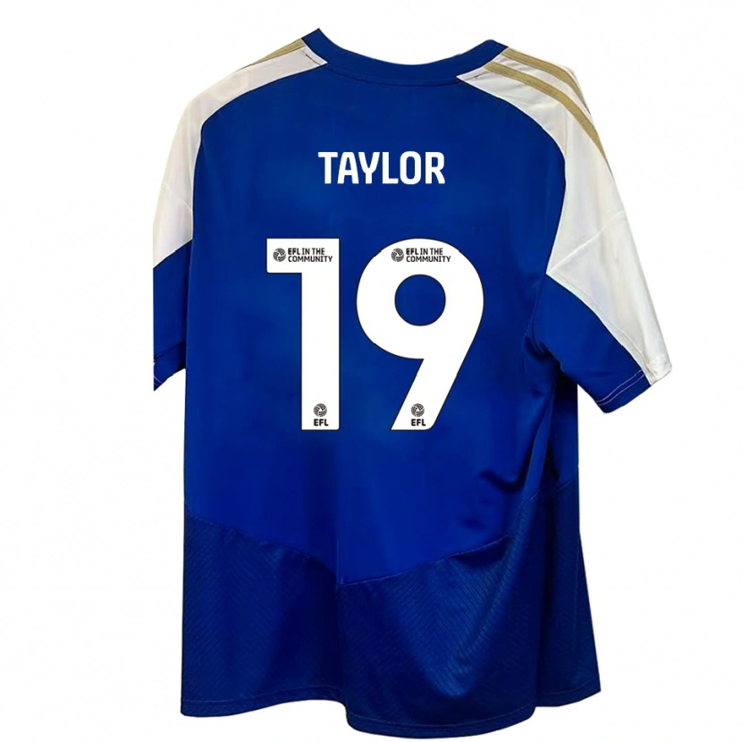 Danxen Hombre Camiseta Mollie Taylor #19 Azul Blanco Dorado 2ª Equipación 2025/26 La Camisa México