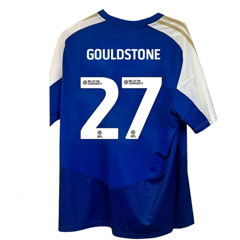 Danxen Hombre Camiseta Lemoni Gouldstone #27 Azul Blanco Dorado 2ª Equipación 2025/26 La Camisa México
