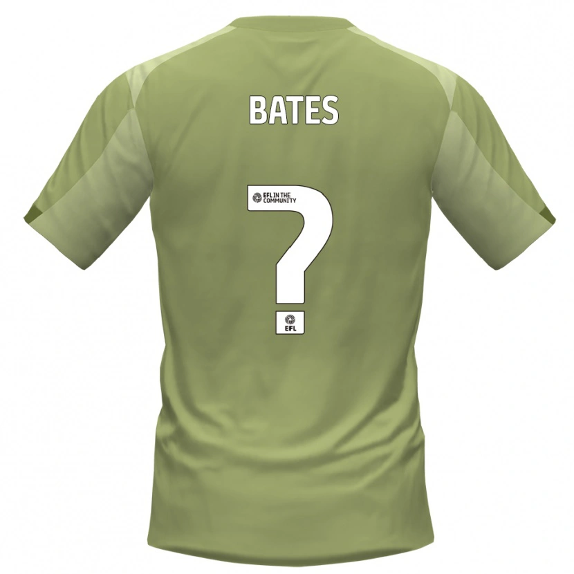 Danxen Hombre Camiseta Leanne Bates #0 Salvia Champán 2ª Equipación 2025/26 La Camisa México