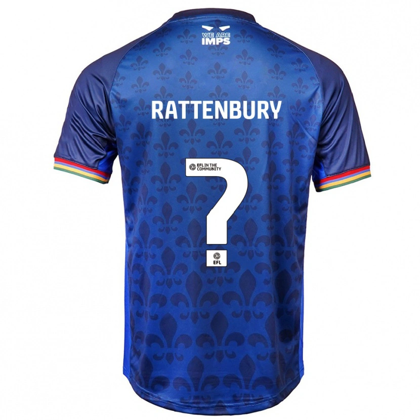 Danxen Hombre Camiseta Freya Rattenbury #0 Azul Azul Marino 2ª Equipación 2025/26 La Camisa México