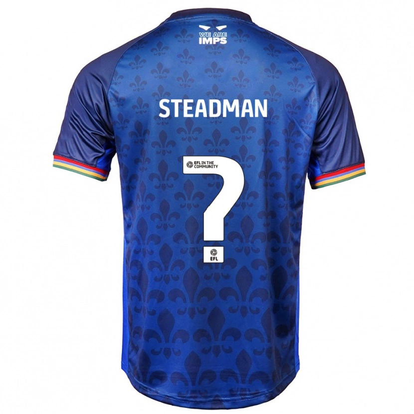 Danxen Hombre Camiseta Jodie Steadman #0 Azul Azul Marino 2ª Equipación 2025/26 La Camisa México