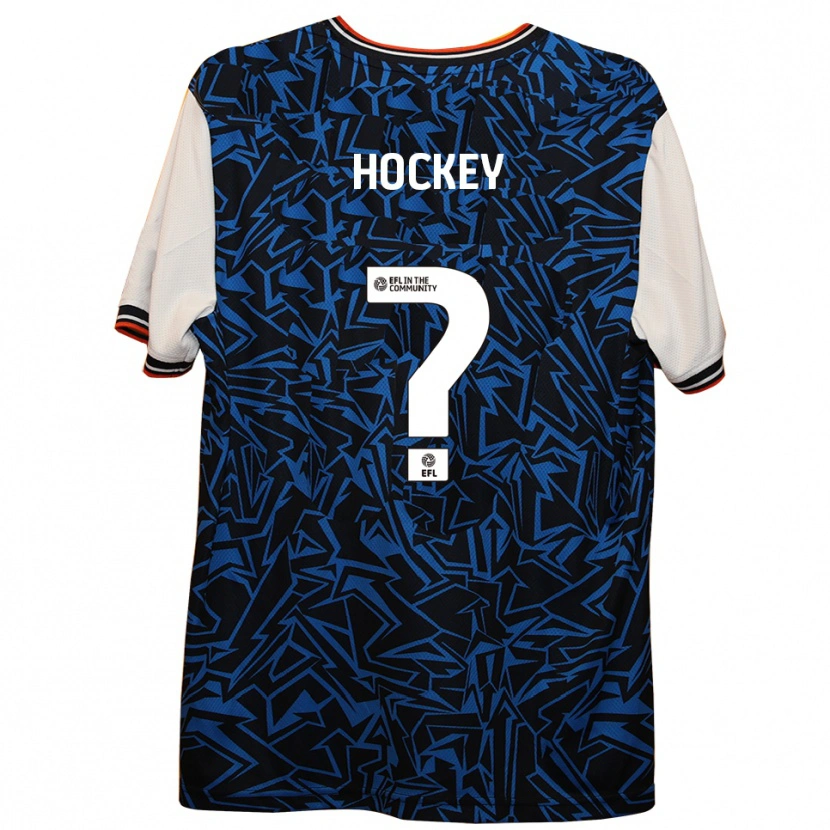Danxen Hombre Camiseta Cai Hockey #0 Azul Negro Blanco 2ª Equipación 2025/26 La Camisa México