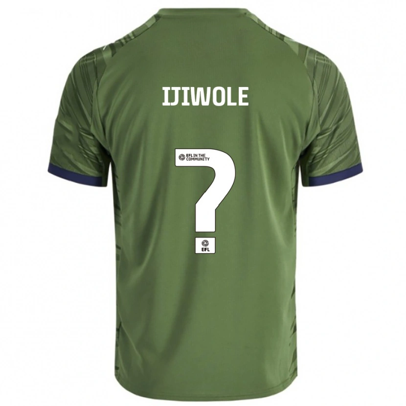 Danxen Hombre Camiseta Andrew Ijiwole #0 Verde Blanco 2ª Equipación 2025/26 La Camisa México