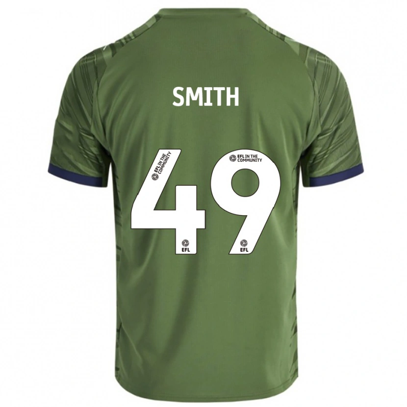 Danxen Hombre Camiseta Bastian Smith #49 Verde Blanco 2ª Equipación 2025/26 La Camisa México