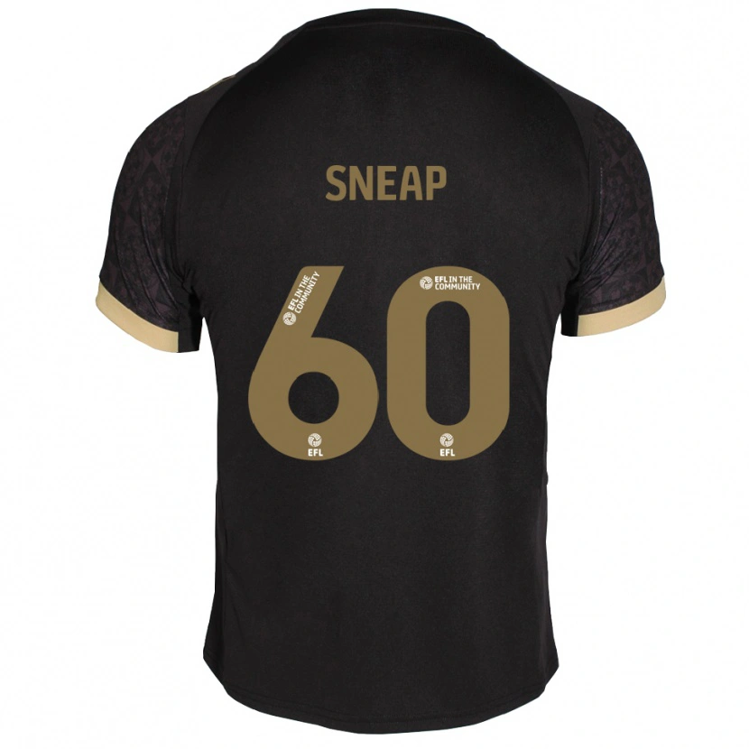 Danxen Hombre Camiseta Harley Sneap #60 Negro Dorado 2ª Equipación 2025/26 La Camisa México