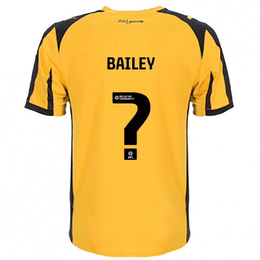 Danxen Hombre Camiseta Hollie Bailey #0 Naranja Negro 2ª Equipación 2025/26 La Camisa México