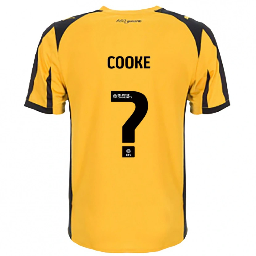 Danxen Hombre Camiseta Alyssa Cooke #0 Naranja Negro 2ª Equipación 2025/26 La Camisa México