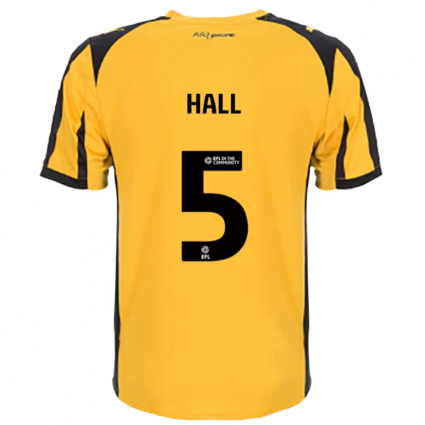 Danxen Hombre Camiseta Connor Hall #5 Naranja Negro 2ª Equipación 2025/26 La Camisa México