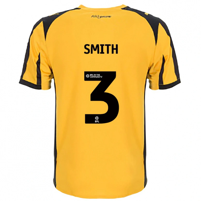 Danxen Hombre Camiseta Jessica Smith #3 Naranja Negro 2ª Equipación 2025/26 La Camisa México