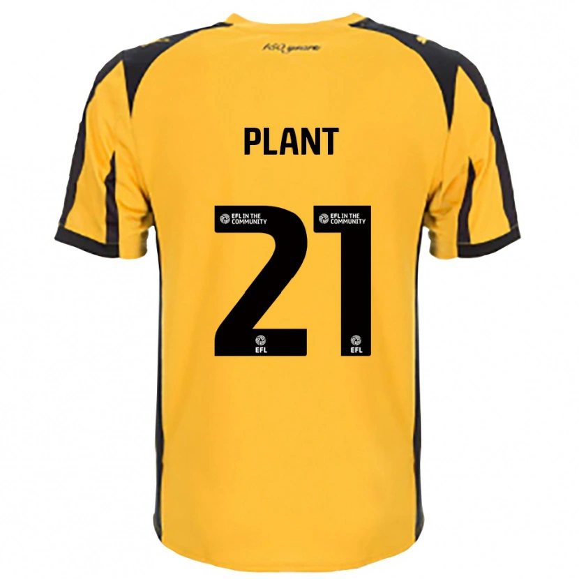 Danxen Hombre Camiseta James Plant #21 Naranja Negro 2ª Equipación 2025/26 La Camisa México