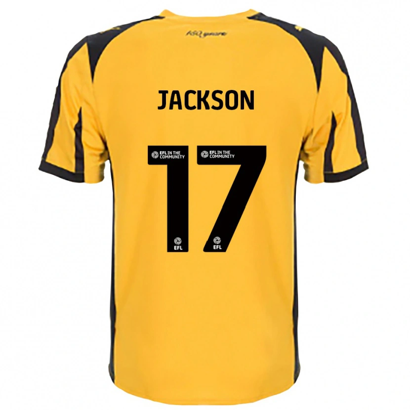 Danxen Hombre Camiseta Freya Jackson #17 Naranja Negro 2ª Equipación 2025/26 La Camisa México