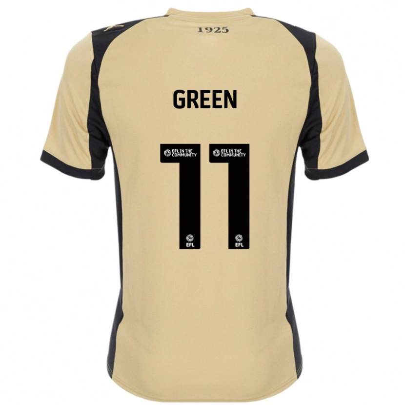 Danxen Hombre Camiseta Andre Green #11 Dorado Negro 2ª Equipación 2025/26 La Camisa México