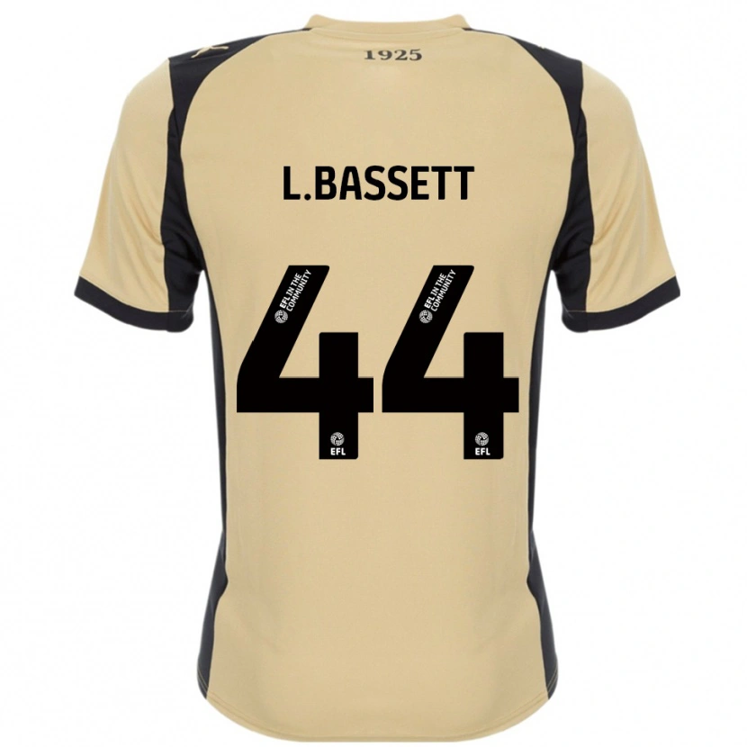 Danxen Hombre Camiseta Louis Bassett #44 Dorado Negro 2ª Equipación 2025/26 La Camisa México