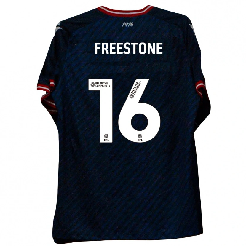 Danxen Hombre Camiseta Lewis Freestone #16 Azul Marino Rojo 2ª Equipación 2025/26 La Camisa México