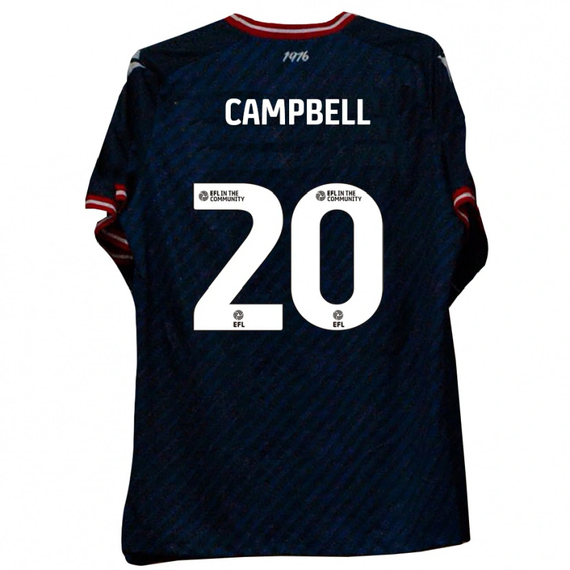 Danxen Hombre Camiseta Chem Campbell #20 Azul Marino Rojo 2ª Equipación 2025/26 La Camisa México