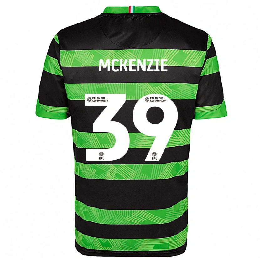 Danxen Hombre Camiseta Kai Mckenzie #39 Negro Verde 2ª Equipación 2025/26 La Camisa México