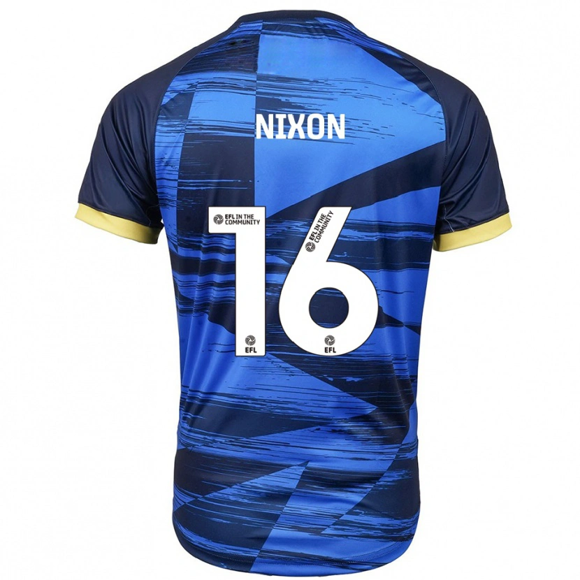 Danxen Hombre Camiseta Tom Nixon #16 Azul Azul Marino 2ª Equipación 2025/26 La Camisa México