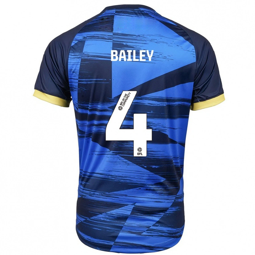 Danxen Hombre Camiseta Owen Bailey #4 Azul Azul Marino 2ª Equipación 2025/26 La Camisa México