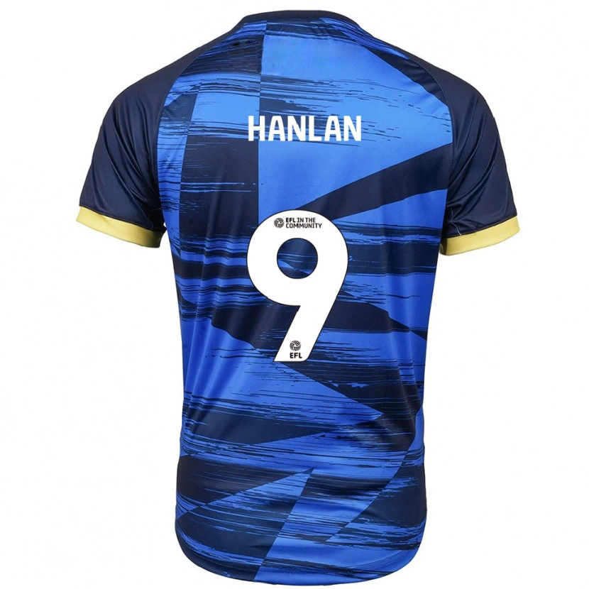 Danxen Hombre Camiseta Brandon Hanlan #9 Azul Azul Marino 2ª Equipación 2025/26 La Camisa México
