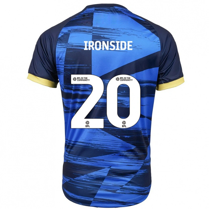 Danxen Hombre Camiseta Joe Ironside #20 Azul Azul Marino 2ª Equipación 2025/26 La Camisa México