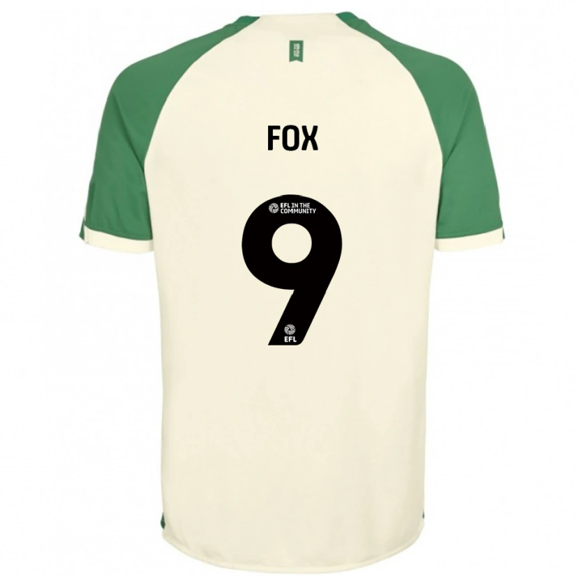 Danxen Hombre Camiseta Ruth Fox #9 Blanco Hueso Verde 2ª Equipación 2025/26 La Camisa México