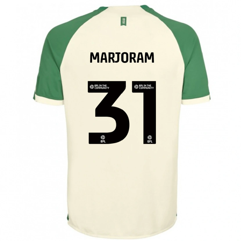 Danxen Hombre Camiseta Sophie Marjoram #31 Blanco Hueso Verde 2ª Equipación 2025/26 La Camisa México
