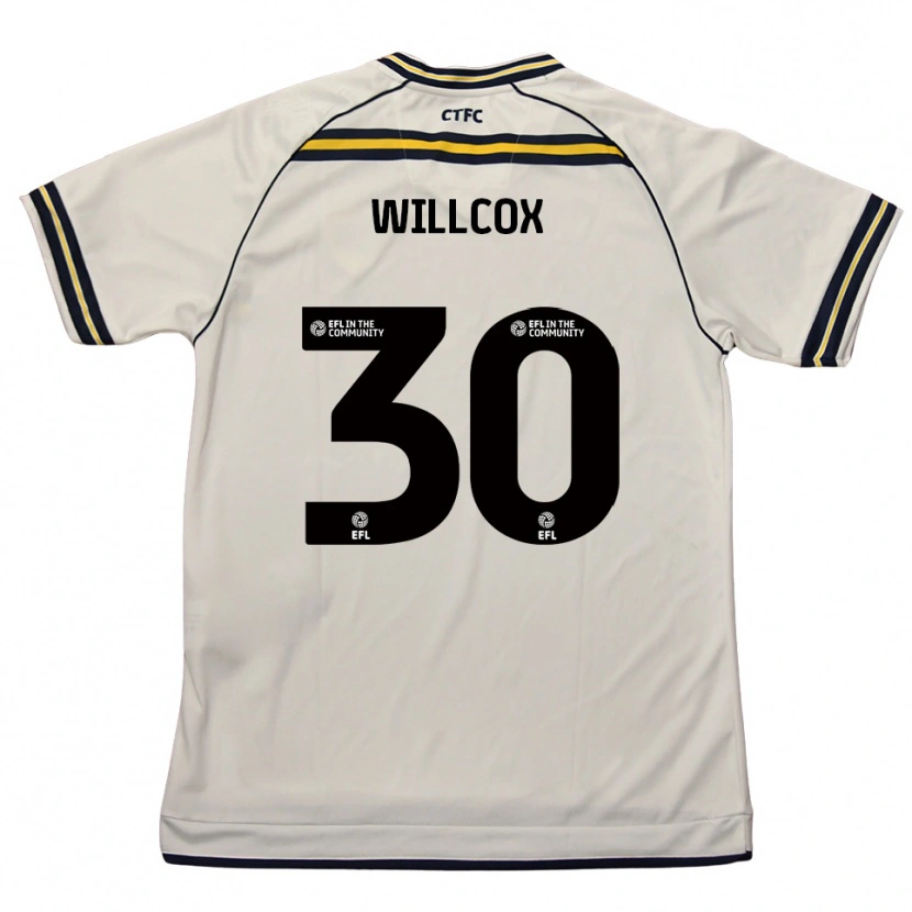 Danxen Hombre Camiseta Freddy Willcox #30 Blanco Azul Marino 2ª Equipación 2025/26 La Camisa México