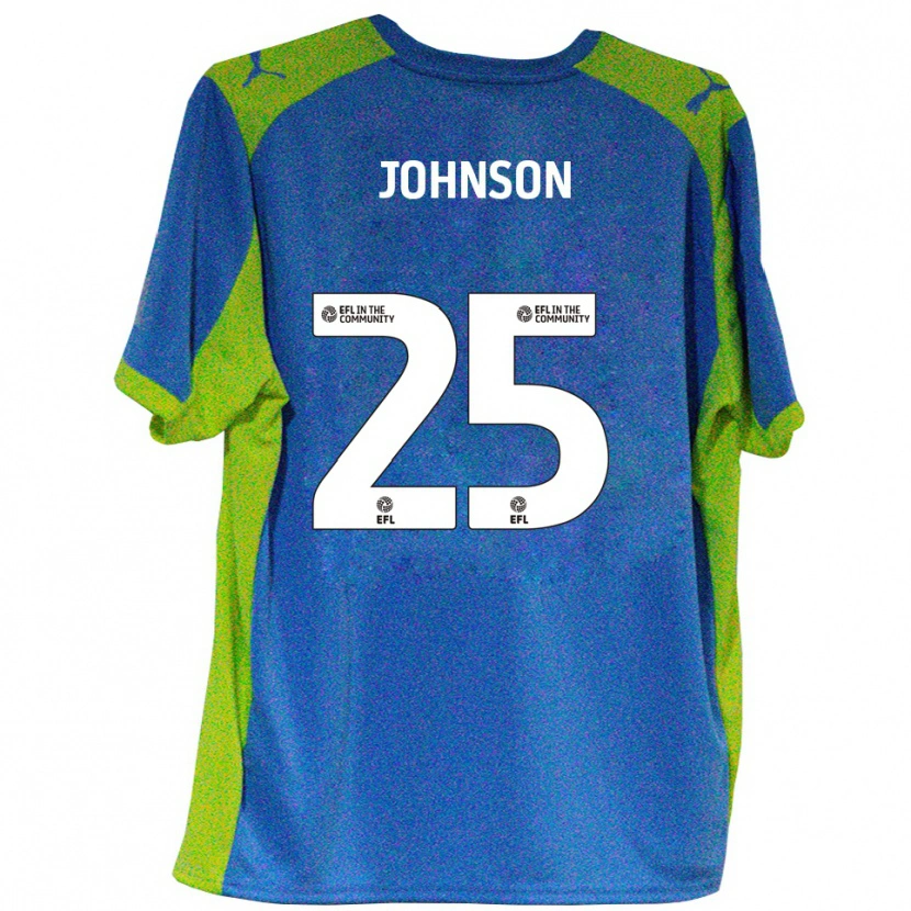 Danxen Hombre Camiseta Will Johnson #25 Celeste Amarillo 2ª Equipación 2025/26 La Camisa México