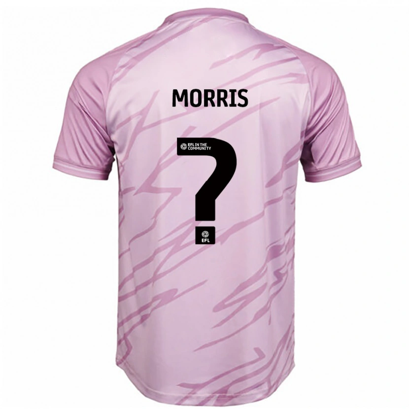 Danxen Hombre Camiseta Cammron Morris #0 Rosa Negro 2ª Equipación 2025/26 La Camisa México