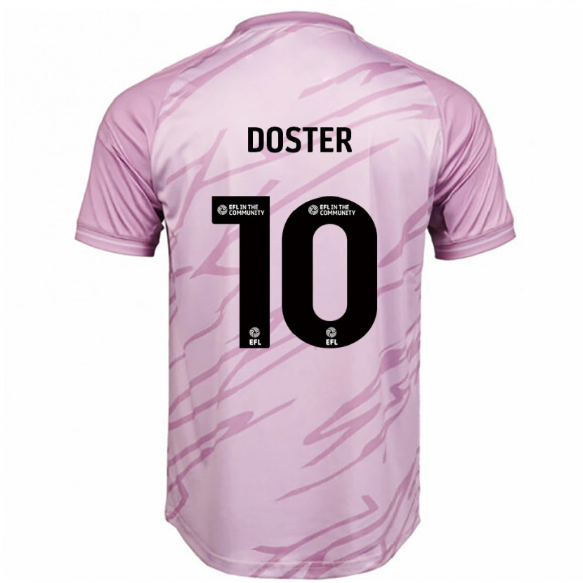 Danxen Hombre Camiseta Katie Doster #10 Rosa Negro 2ª Equipación 2025/26 La Camisa México
