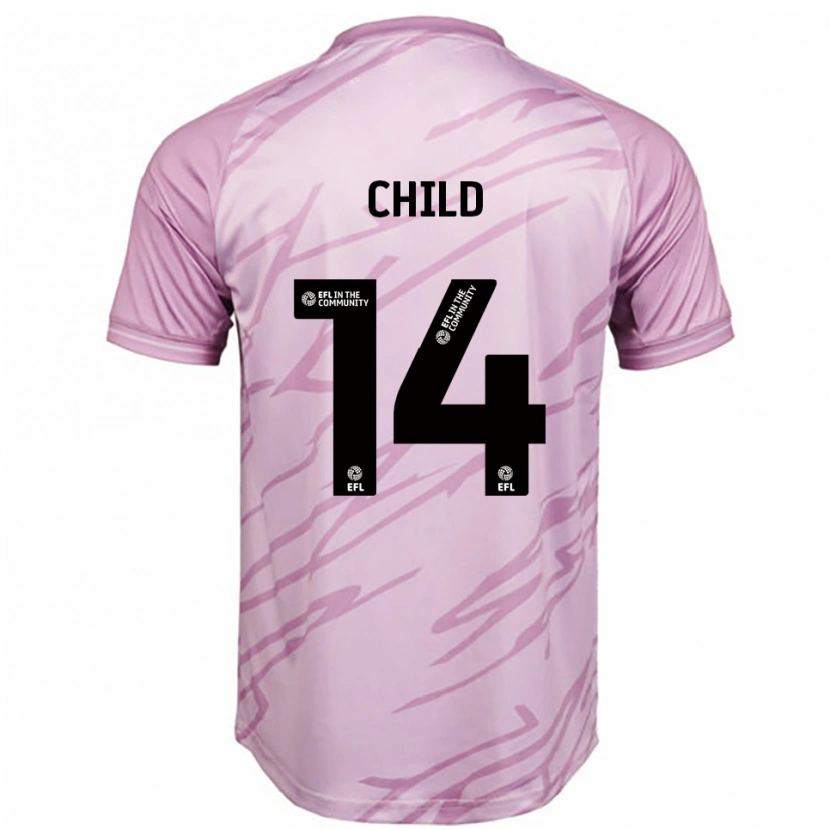 Danxen Hombre Camiseta Zoe Child #14 Rosa Negro 2ª Equipación 2025/26 La Camisa México