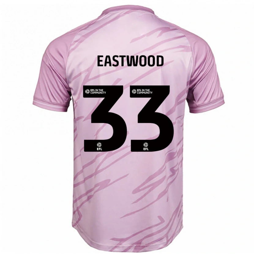 Danxen Hombre Camiseta Sophie Eastwood #33 Rosa Negro 2ª Equipación 2025/26 La Camisa México