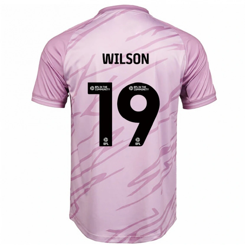 Danxen Hombre Camiseta Pip Wilson #19 Rosa Negro 2ª Equipación 2025/26 La Camisa México