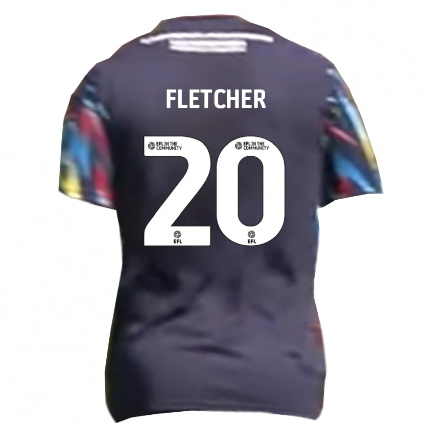 Danxen Hombre Camiseta Isaac Fletcher #20 Azul Marino Amarillo Rojo 2ª Equipación 2025/26 La Camisa México