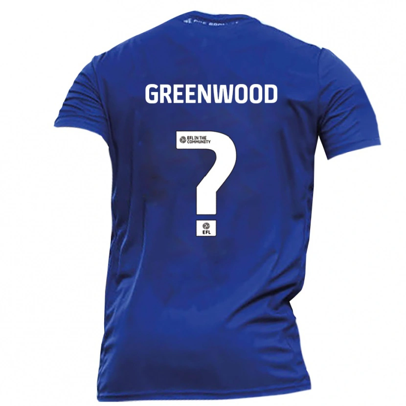 Danxen Hombre Camiseta Charlotte Greenwood #0 Azul Blanco 2ª Equipación 2025/26 La Camisa México