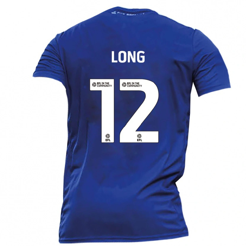 Danxen Hombre Camiseta Sam Long #12 Azul Blanco 2ª Equipación 2025/26 La Camisa México