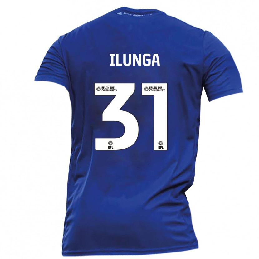 Danxen Hombre Camiseta Brooklyn Ilunga #31 Azul Blanco 2ª Equipación 2025/26 La Camisa México